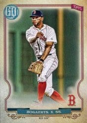 2020 Topps Gypsy Queen Base Set Xander Bogaerts #96 card