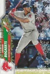 2020 Topps Holiday Base Set Xander Bogaerts #HW6 card
