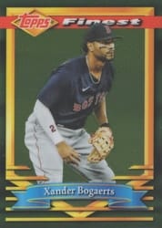 2021 Finest Flashbacks Base Set Xander Bogaerts #34 card