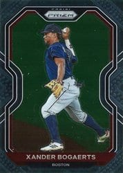 2021 Panini Prizm Base Set Xander Bogaerts #215 card
