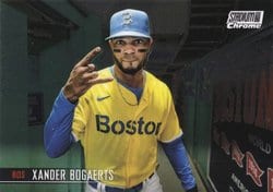 2021 Stadium Club Chrome Base Set Xander Bogaerts #67 card