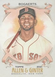2021 Topps Allen & Ginter Base Set Xander Bogaerts #31 card