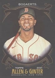 2021 Topps Allen & Ginter X Base Set Xander Bogaerts #31 card