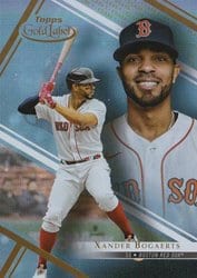2021 Topps Gold Label Base Set Xander Bogaerts #62 card