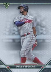 2021 Topps Triple Threads Base Set Xander Bogaerts #77 card