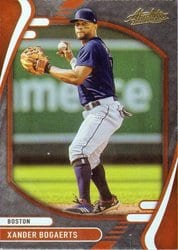 2022 Panini Absolute Base Set Xander Bogaerts #71 card