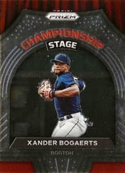 2022 Panini Prizm Championship Stage Xander Bogaerts #CS-8 card