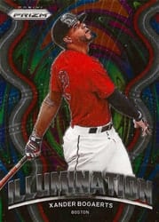 2022 Panini Prizm Illumination Xander Bogaerts #IL-11 card