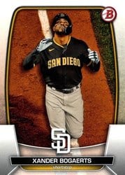 2023 Bowman Base Set Xander Bogaerts #7 card