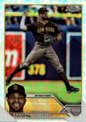 2023 Topps Chrome Logofractor Edition Base Set Xander Bogaerts #44 card