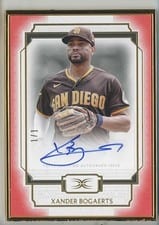 2024 Topps Definitive Collection Framed Autographs Xander Bogaerts #DCFA-XB card
