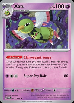 Paradox Rift Xatu #72 card