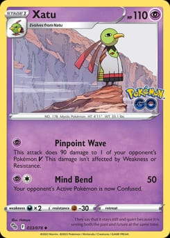 Pokémon GO Xatu #33 card