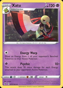 Rebel Clash Xatu #77 card