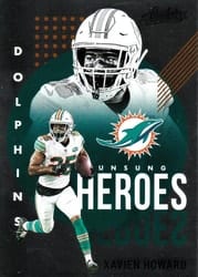 2021 Panini Absolute Unsung Heroes Xavien Howard #9 card