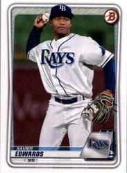 2020 Bowman Draft Base Set Xavier Edwards #BD-44 card