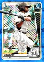 2020 Bowman Sapphire Edition Base Set Xavier Edwards #BCP-10 card