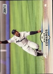 2025 Stadium Club Base Set Xavier Edwards #107 card