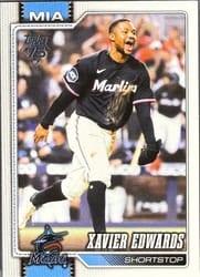 2026 Topps Base Set Xavier Edwards #392 card