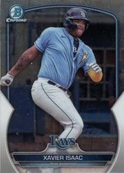 2023 Bowman Chrome Prospects Xavier Isaac #BCP-157 card