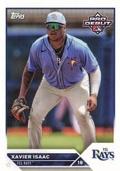 2023 Topps Pro Debut Base Set Xavier Isaac #PD-90 card