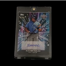 2023 Topps Pro Debut Future Cornerstones Autographs Xavier Isaac #FC-XI card