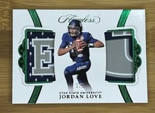 2024 Panini Flawless Rookie Patch Autographs Xavier Legette #5 card