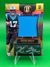 2024 Panini Gold Standard Rookie Jersey Autographs Jumbo Xavier Legette #250 card