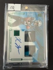 2024 Panini Impeccable Rookie Patch Autos Xavier Legette #10 card