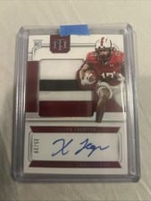 2024 Panini National Treasures Collegiate College Materials Signatures Xavier Legette #77 card
