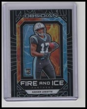 2024 Panini Obsidian Fire and Ice Xavier Legette #23 card