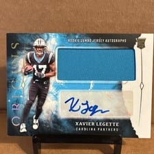 2024 Panini Origins Rookie Jumbo Jersey Autographs Xavier Legette #RJA-XLE card