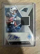 2024 Panini Phoenix Rising Rookie Autographs Jersey Xavier Legette #RRAJ-XLE card