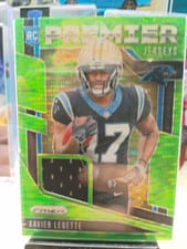 2024 Panini Prizm Premier Jerseys Xavier Legette #PJ-XLE card