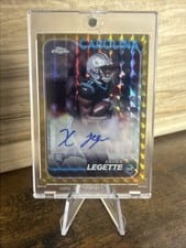 2024 Topps Chrome Rookie Patch Autographs Xavier Legette #CPA-XL card