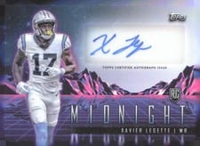 2024 Topps Midnight Rookie Horizon Signatures Xavier Legette #RHS-XL card