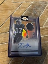 2024 Topps Midnight Rookie Jersey Autographs Xavier Legette #RJA-XL card