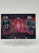 2024 Topps Midnight Constellations Xavier Legette / Bryce Young #C-24 card