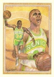 1990-91 Hoops Base Set Xavier McDaniel #379 card