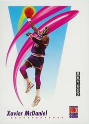 1991-92 SkyBox Base Set Xavier McDaniel #229 card