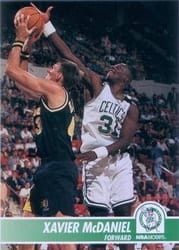 1994-95 Hoops Base Set Xavier McDaniel #12 card
