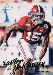2020 Panini Luminance Base Set Xavier McKinney #142 card