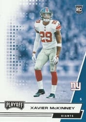 2020 Panini Playoff Base Set Xavier McKinney #290 card