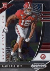 2020 Panini Prizm Draft Picks Base Set Xavier McKinney #168 card