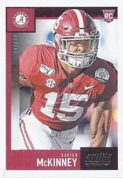 2020 Score Base Set Xavier McKinney #398 card