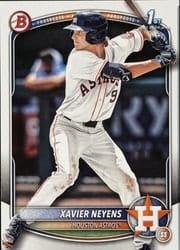2025 Bowman Draft Base Set Xavier Neyens #BD-2 card