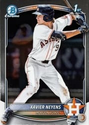 2025 Bowman Draft Chrome Xavier Neyens #BDC-2 card