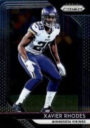 2018 Panini Prizm Base Set Xavier Rhodes #77 card