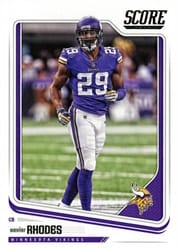 2018 Score Base Set Xavier Rhodes #204 card