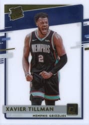 2020-21 Clearly Donruss Base Set Xavier Tillman #71 card